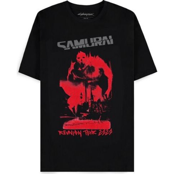 Cyberpunk 2077 - Samurai Reunion Tour 2020 Tričko černá - Merchstore.cz