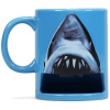 Der weisse Hai Hrnek Jaws s místem na sušenku Hrnek modrá - Merchstore.cz
