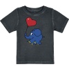 Die Sendung mit der Maus Kids - Elefant detské tricko černá - Merchstore.cz
