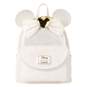 Disney Loungefly - Wedding Backpack Batoh bílá/zlatá - Merchstore.cz