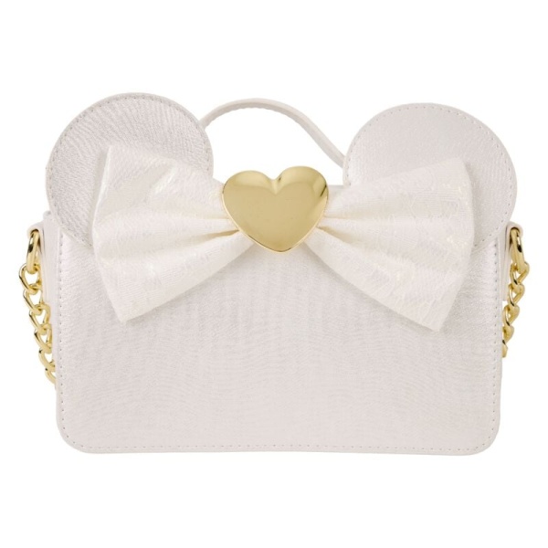Disney Loungefly - Wedding Crossbody Taška pres rameno bílá/zlatá - Merchstore.cz