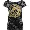 Drachenzähmen leicht gemacht Dragons - Circle Gold Dámské tričko černá - Merchstore.cz