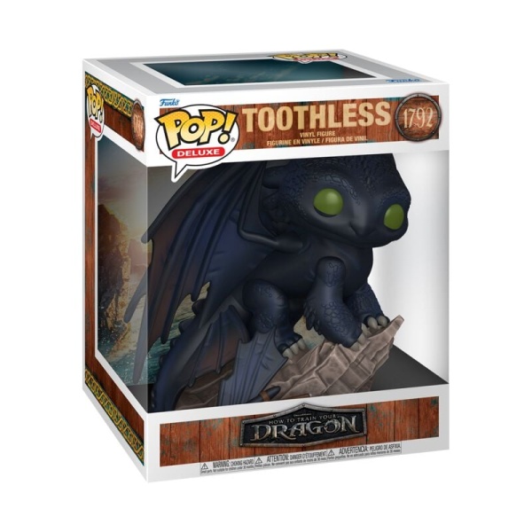 Drachenzähmen leicht gemacht Vinylová figurka č.1792 Toothless (Pop! Deluxe) Sberatelská postava vícebarevný - Merchstore.cz