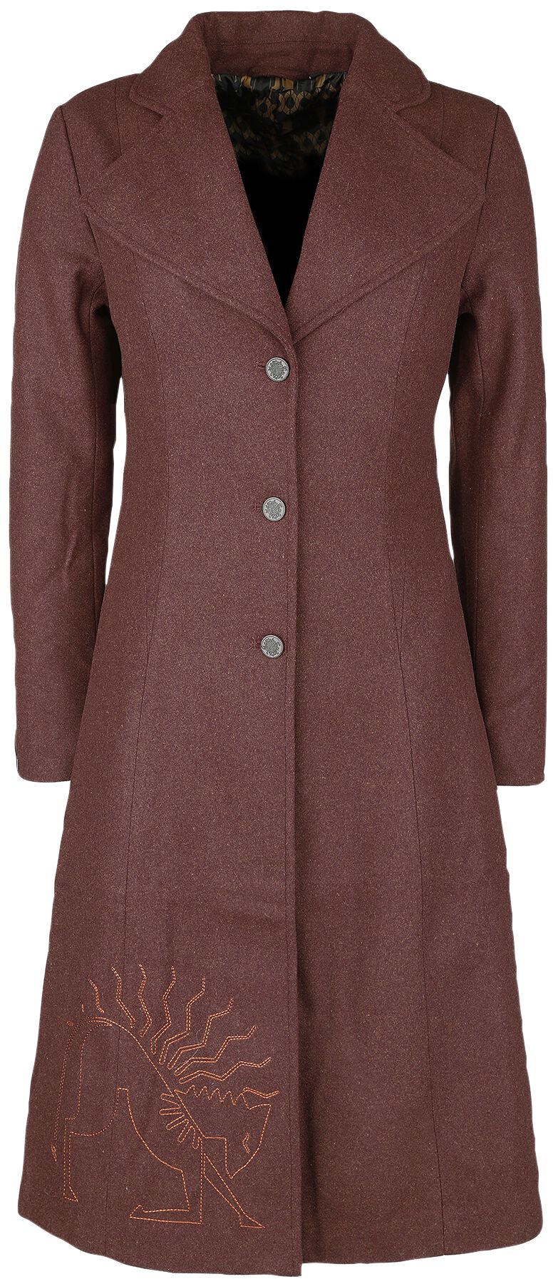 Fantastic Beasts Fantastic Beasts 3 - Lally Dámský kabát kaštanová - Merchstore.cz Fantastic Beasts Fantastic Beasts 3 - Lally Dámský kabát kaštanová - Merchstore.cz