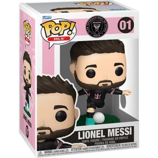 Football Vinylová figurka č.01 Inter Miami CF - Lionel Messi (Away) Sberatelská postava standard - Merchstore.cz