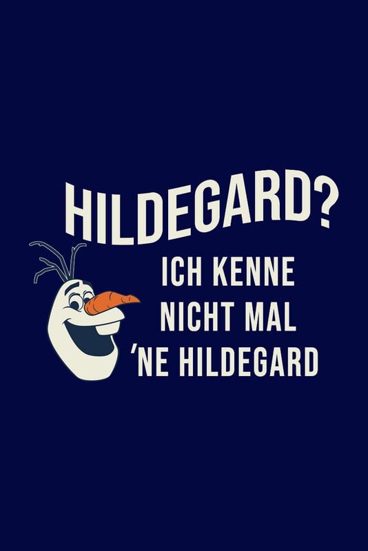 Frozen Hildegard Tričko tmavě modrá - Merchstore.cz Frozen Hildegard Tričko tmavě modrá - Merchstore.cz