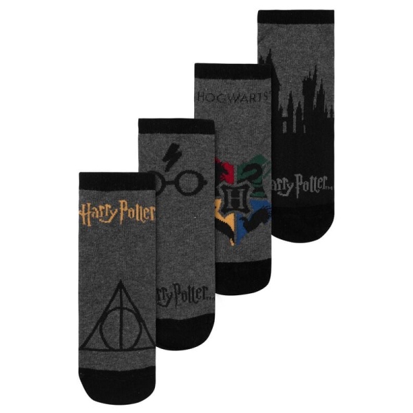 Harry Potter Hogwarts § Harry Potter and the Deathly Hallows - balení 4 ks Ponožky vícebarevný - Merchstore.cz