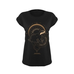 Harry Potter Hufflepuff Dámské tričko černá - Merchstore.cz