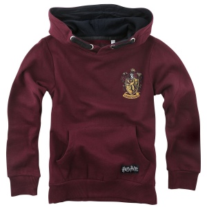 Harry Potter Kids - Gryffindor detská mikina s kapucí bordová - Merchstore.cz