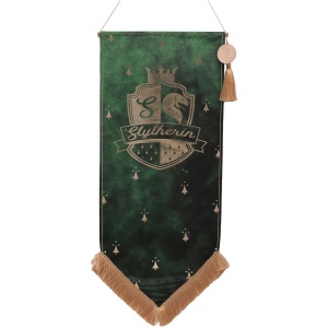 Harry Potter Vlajka Zmijozel dekorace vícebarevný - Merchstore.cz