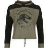 Jurassic Park Jurassic World - Reflections Dámská mikina s kapucí zelená/cerná - Merchstore.cz