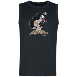 krtek Maulwurf - Schaufel Tank top černá - Merchstore.cz
