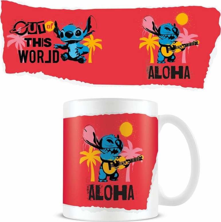 Lilo & Stitch Aloha Hrnek vícebarevný - Merchstore.cz