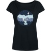 Lilo & Stitch Moonlover Dámské tričko černá - Merchstore.cz