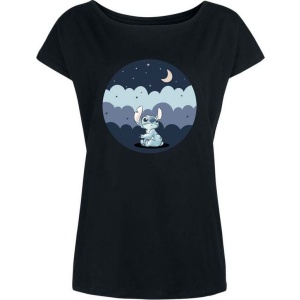 Lilo & Stitch Moonlover Dámské tričko černá - Merchstore.cz