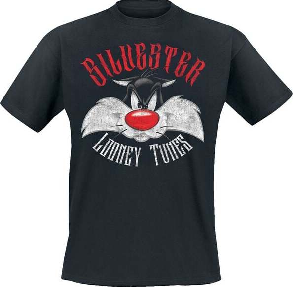 Looney Tunes Angry Sylvester Tričko černá - Merchstore.cz Looney Tunes Angry Sylvester Tričko černá - Merchstore.cz