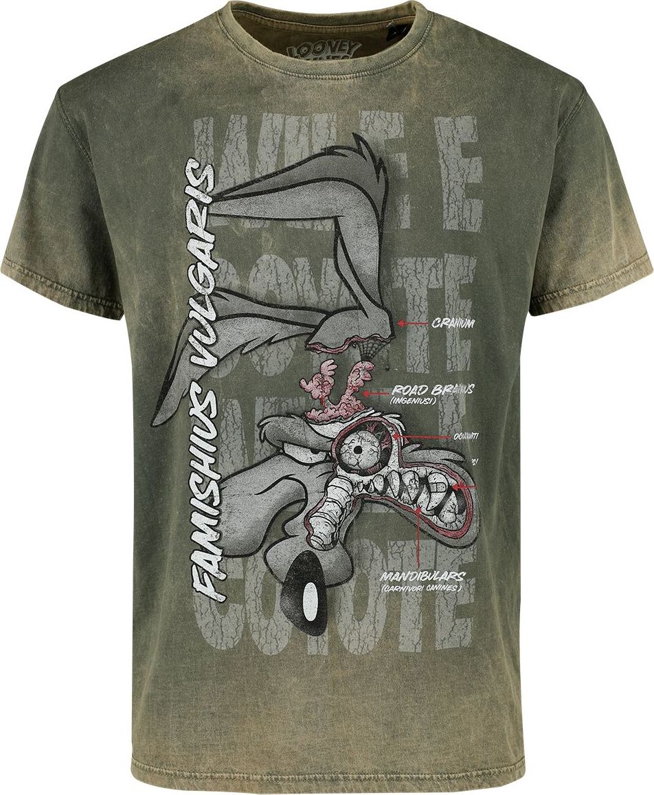 Looney Tunes Coyote - Famishius Vulgaris Tričko vícebarevný - Merchstore.cz Looney Tunes Coyote - Famishius Vulgaris Tričko vícebarevný - Merchstore.cz