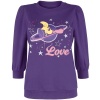Looney Tunes Love Dámská mikina tmavě fialová - Merchstore.cz