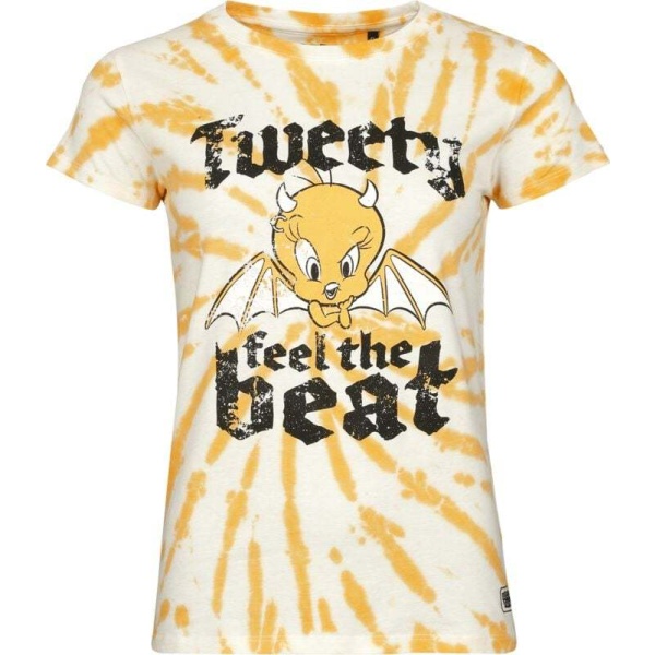 Looney Tunes Tweety - Feel The Beat Dámské tričko vícebarevný - Merchstore.cz