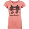 Mickey & Minnie Mouse Happy Together Dámské tričko korálová - Merchstore.cz