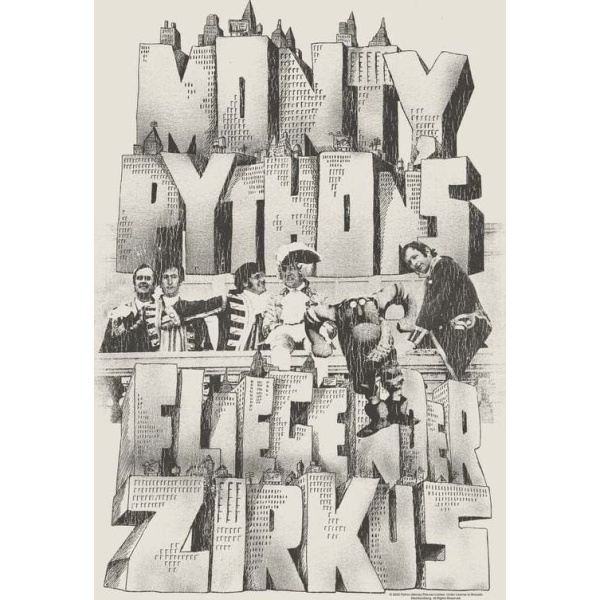 Monty Python Fliegender Zirkus Tričko přírodní - Merchstore.cz