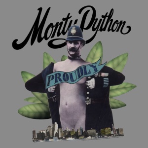 Monty Python Proudly Collage Tričko šedá - Merchstore.cz