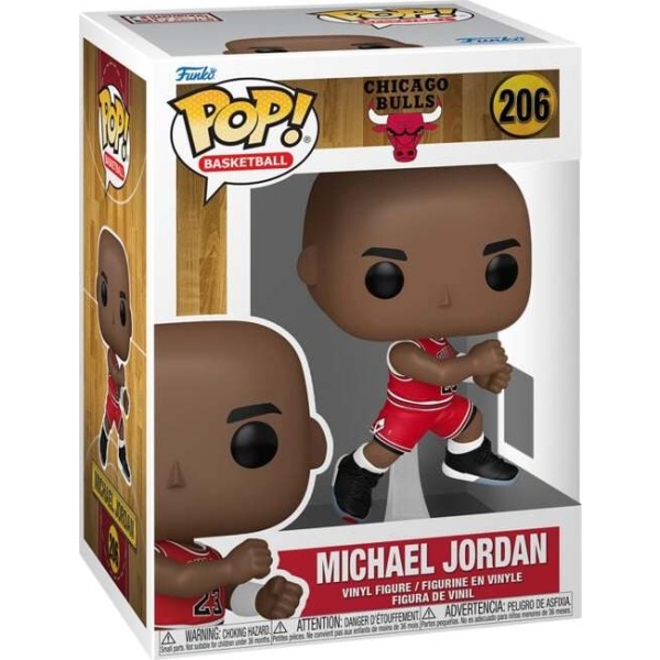 NBA Vinylová figurka č.206 Michael Jordan Sberatelská postava standard - Merchstore.cz