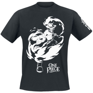 One Piece Ace Tričko černá - Merchstore.cz