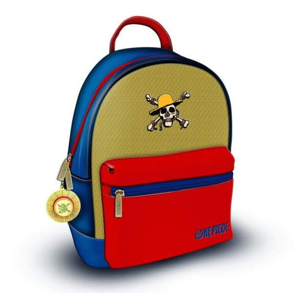 One Piece Luffy Batoh modrá/cervená/žlutá - Merchstore.cz