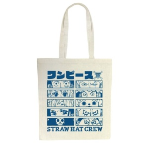 One Piece Strawhat crew Plátená taška vícebarevný - Merchstore.cz