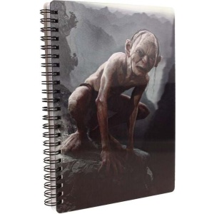 Pán prstenů Notes Gollum s 3D efektem Poznámkový blok vícebarevný - Merchstore.cz