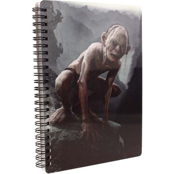 Pán prstenů Notes Gollum s 3D efektem Poznámkový blok vícebarevný - Merchstore.cz