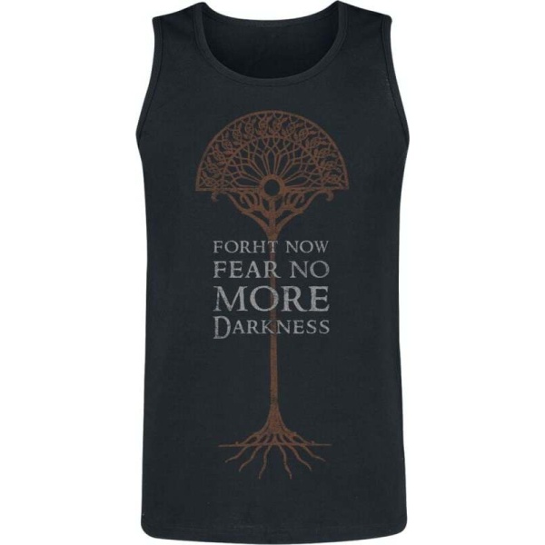 Pán prstenů No More Darkness Tank top černá - Merchstore.cz