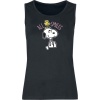 Peanuts Snoopy And Woodstock - All Smiles Dámský top černá - Merchstore.cz