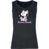 Peanuts Snoopy - Broken Hearts Dámský top černá - Merchstore.cz