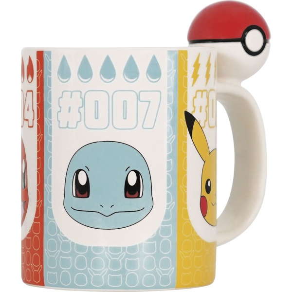 Pokémon 3D hrnek Pokéball Hrnek vícebarevný - Merchstore.cz