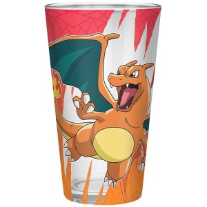 Pokémon Charizard sklenicka transparentní - Merchstore.cz