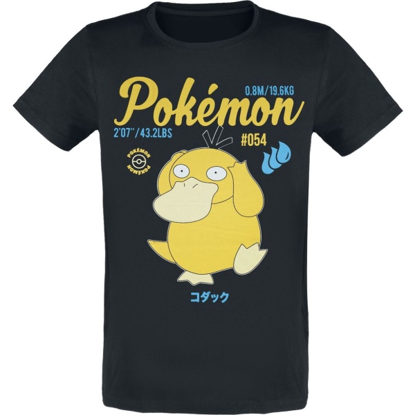 Pokémon Enton - Vintage Tričko černá - Merchstore.cz
