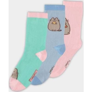 Pusheen Klasické ponožky (balení 3 párů) Ponožky vícebarevný - Merchstore.cz