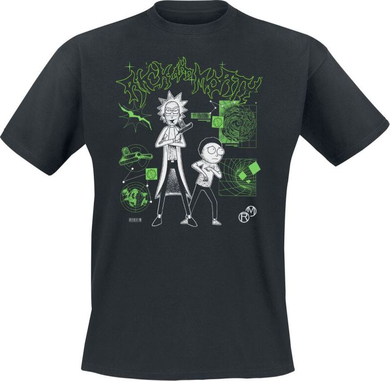 Rick And Morty Rick and Morty LAB Tričko černá - Merchstore.cz Rick And Morty Rick and Morty LAB Tričko černá - Merchstore.cz