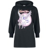 Sailor Moon Pegasus Dámská mikina s kapucí černá - Merchstore.cz