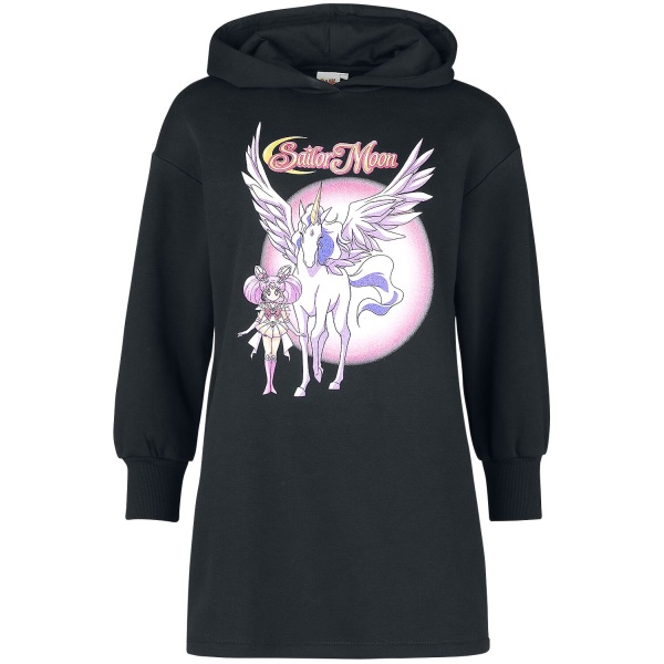 Sailor Moon Pegasus Dámská mikina s kapucí černá - Merchstore.cz