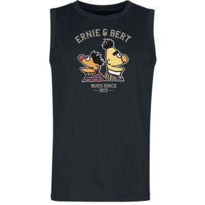 Sesame Street Bert and Ernie Tank top černá - Merchstore.cz