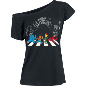 Sesame Street Come Together Dámské tričko černá - Merchstore.cz