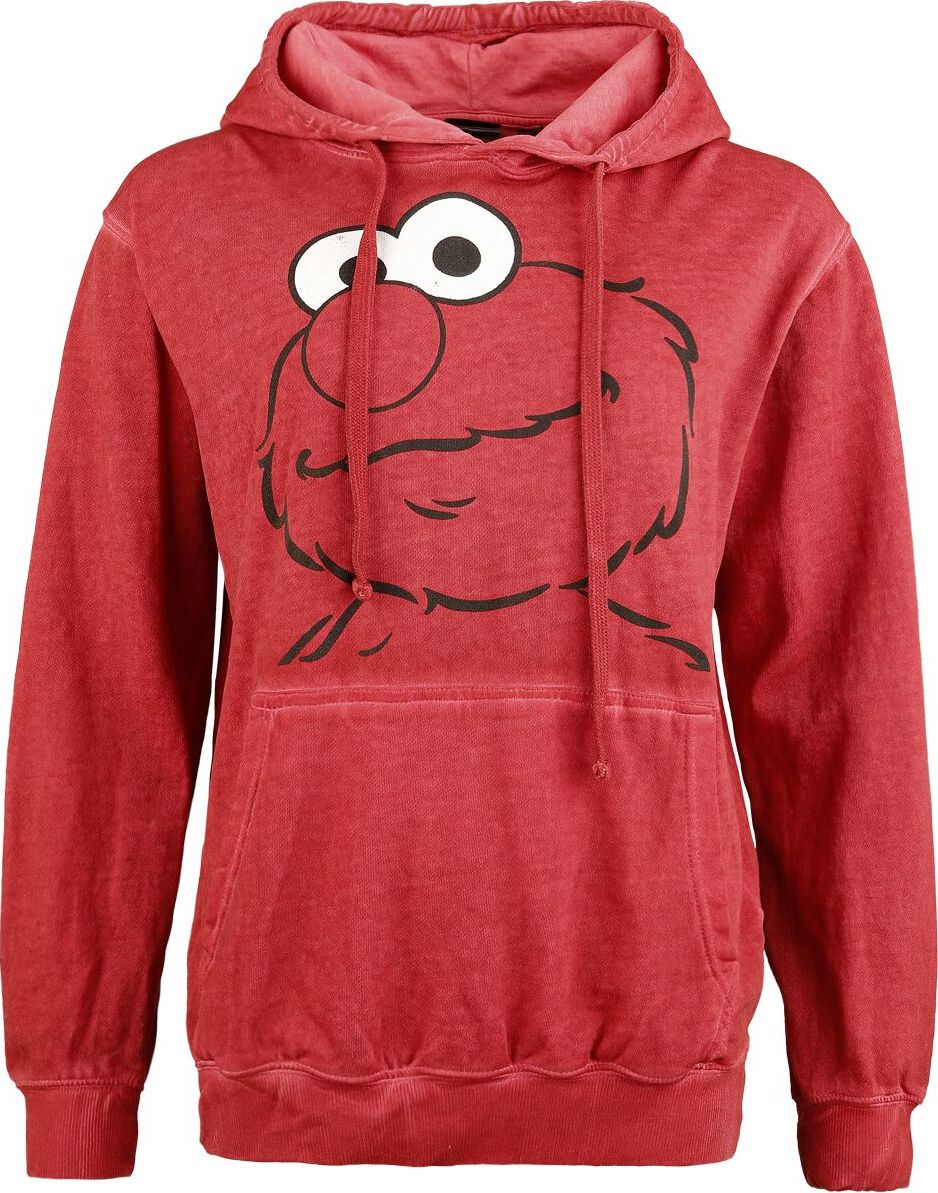 Sesame Street Elmo Charmy Dámská mikina s kapucí červená - Merchstore.cz Sesame Street Elmo Charmy Dámská mikina s kapucí červená - Merchstore.cz