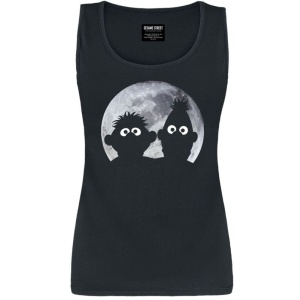 Sesame Street Ernie und Bert - Moonnight Dámský top černá - Merchstore.cz