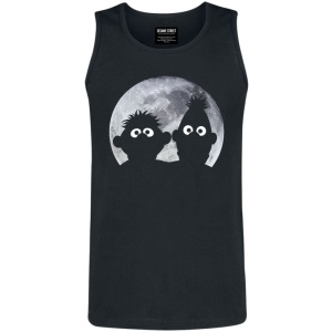 Sesame Street Ernie und Bert - Moonnight Tank top černá - Merchstore.cz