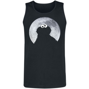 Sesame Street Krümelmonster - Moonnight Tank top černá - Merchstore.cz