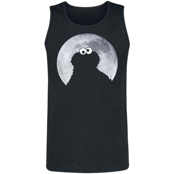 Sesame Street Krümelmonster - Moonnight Tank top černá - Merchstore.cz