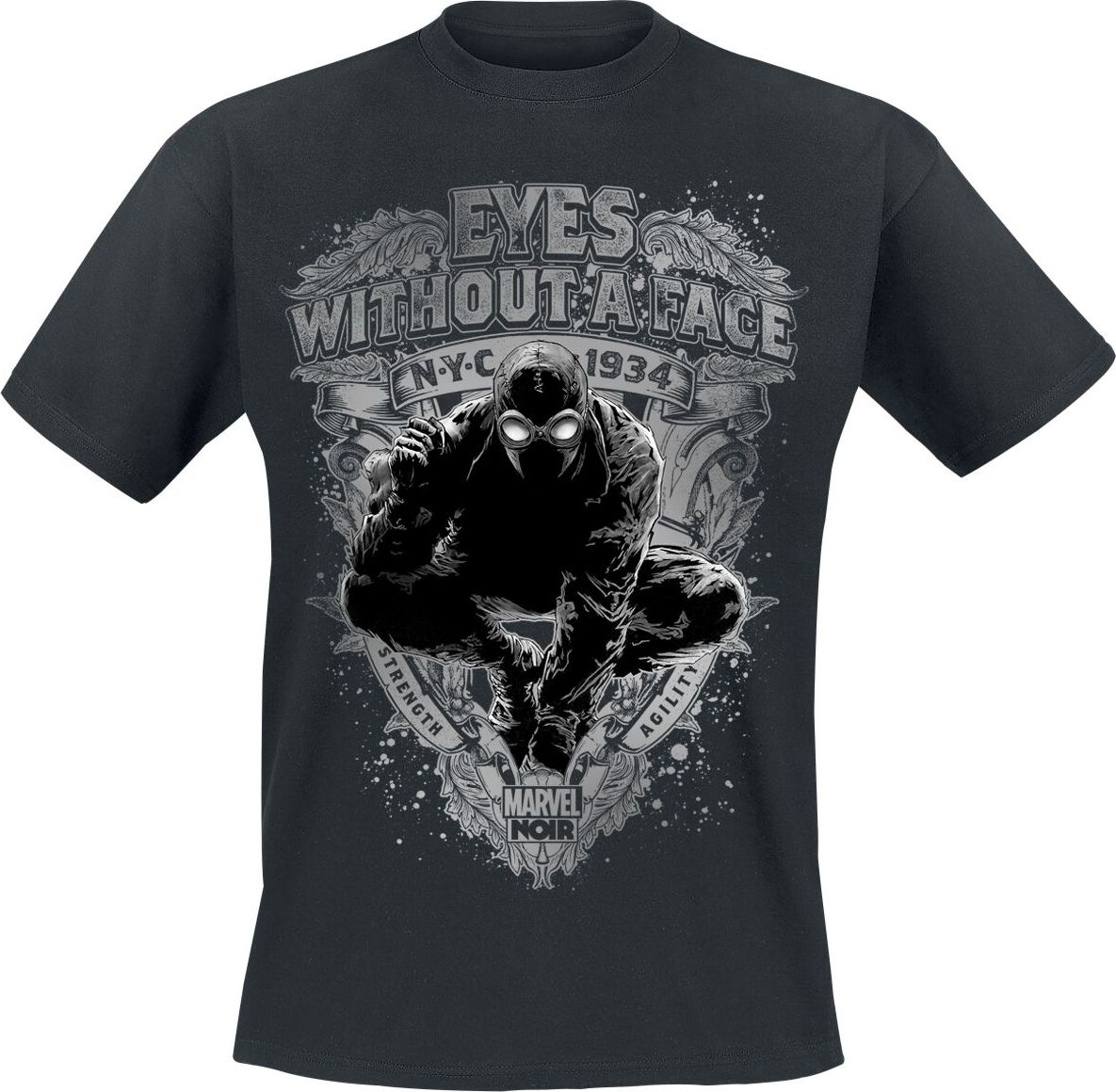 Spider-Man Eyes Without A Face Tričko černá - Merchstore.cz Spider-Man Eyes Without A Face Tričko černá - Merchstore.cz